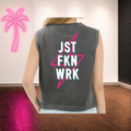 JST FKN WRK Faded Black ThiccBoi Muscle Tee