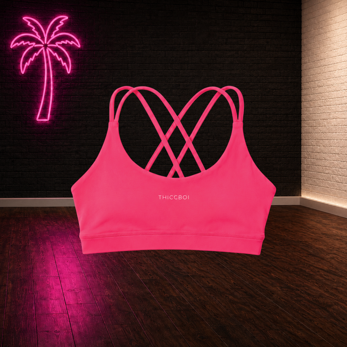 ThiccBoi Pink Watermelon Rebel Bra